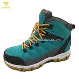 Leather men and women hiking boots